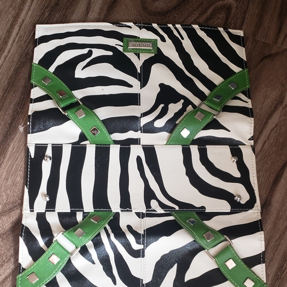 Miche Black + White Zebra Striped Shell - Picture 2 of 2